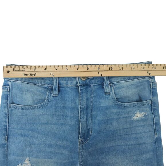 American Eagle 360 Next Level Stretch Super Hi Rise Jegging Womens 8 Jeans Denim - Picture 3 of 15
